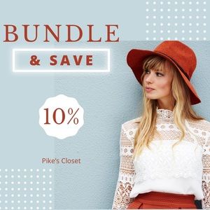 Bundle and save 10% off 2 or more items